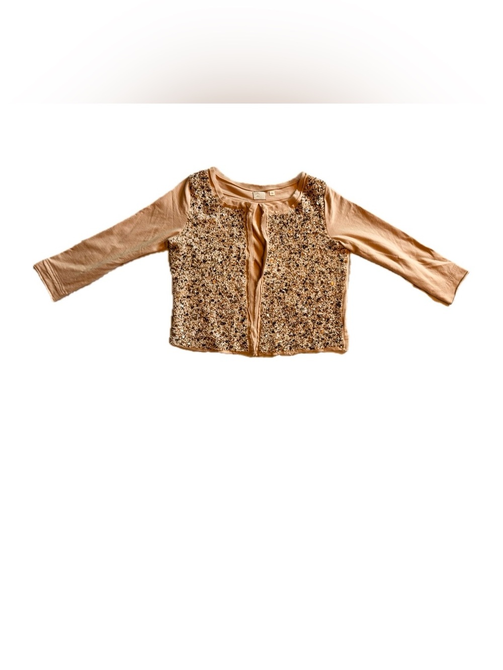 Anthropologie 9-H15 STCL Women’s Light Peach Open Front Cardigan Size Medium
